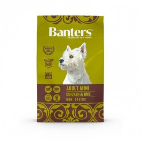 banters adult mini chicken & rice 3kg